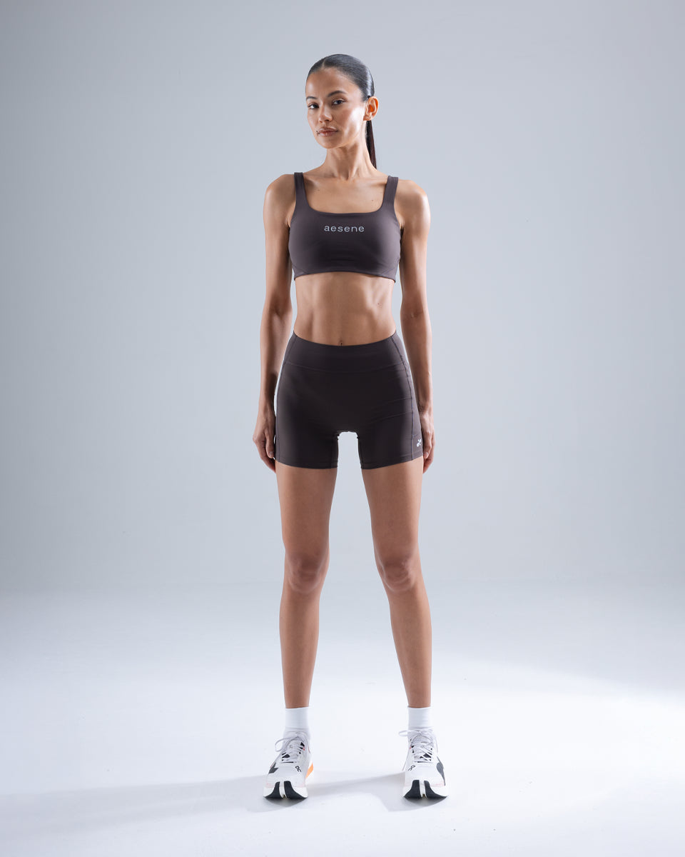Sports Bra — Brown