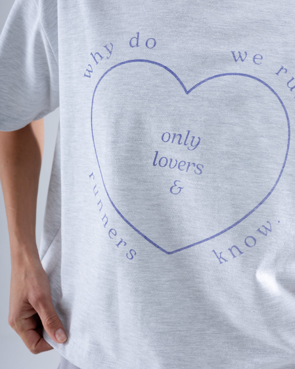 Lovers T-Shirt — Grey Marl