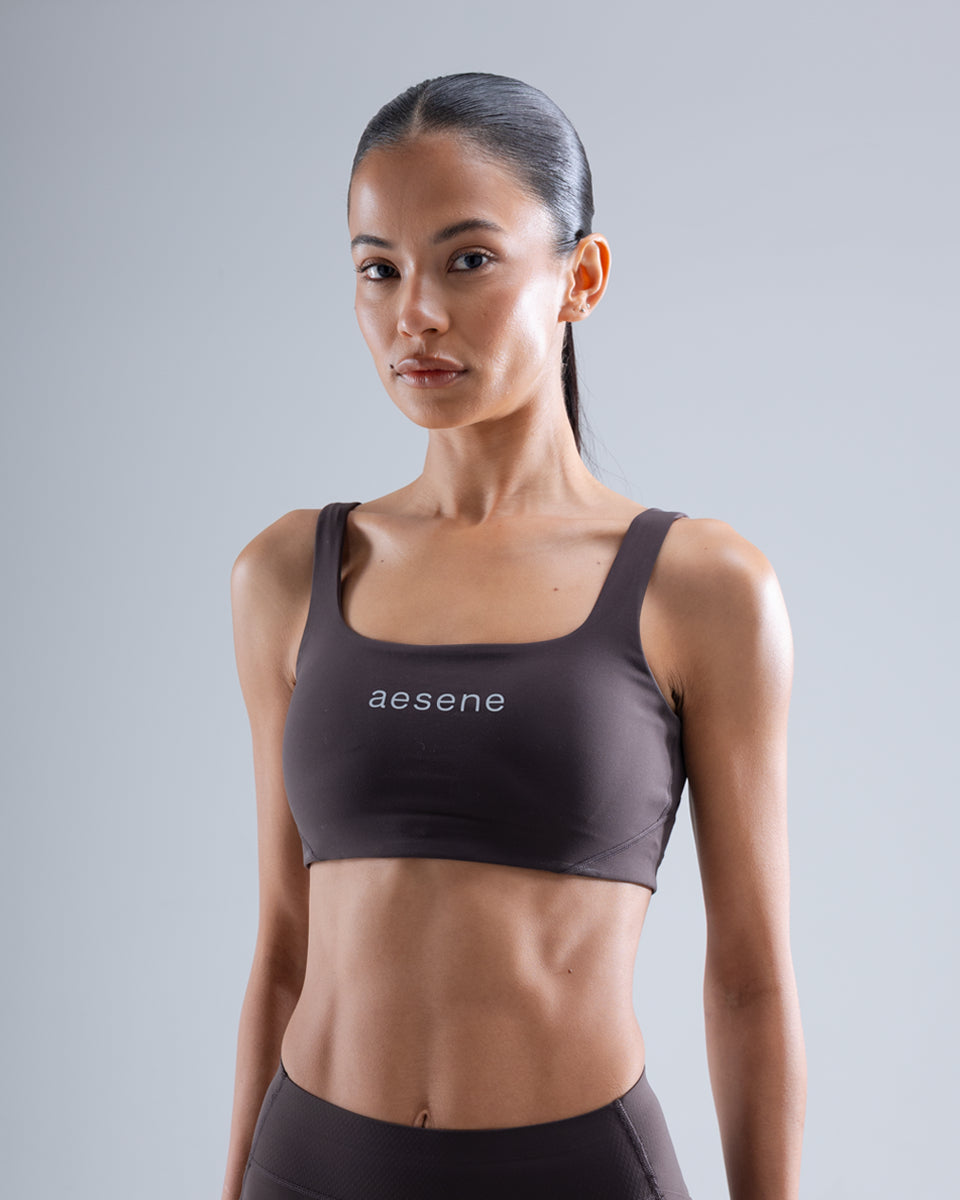 Sports Bra — Brown
