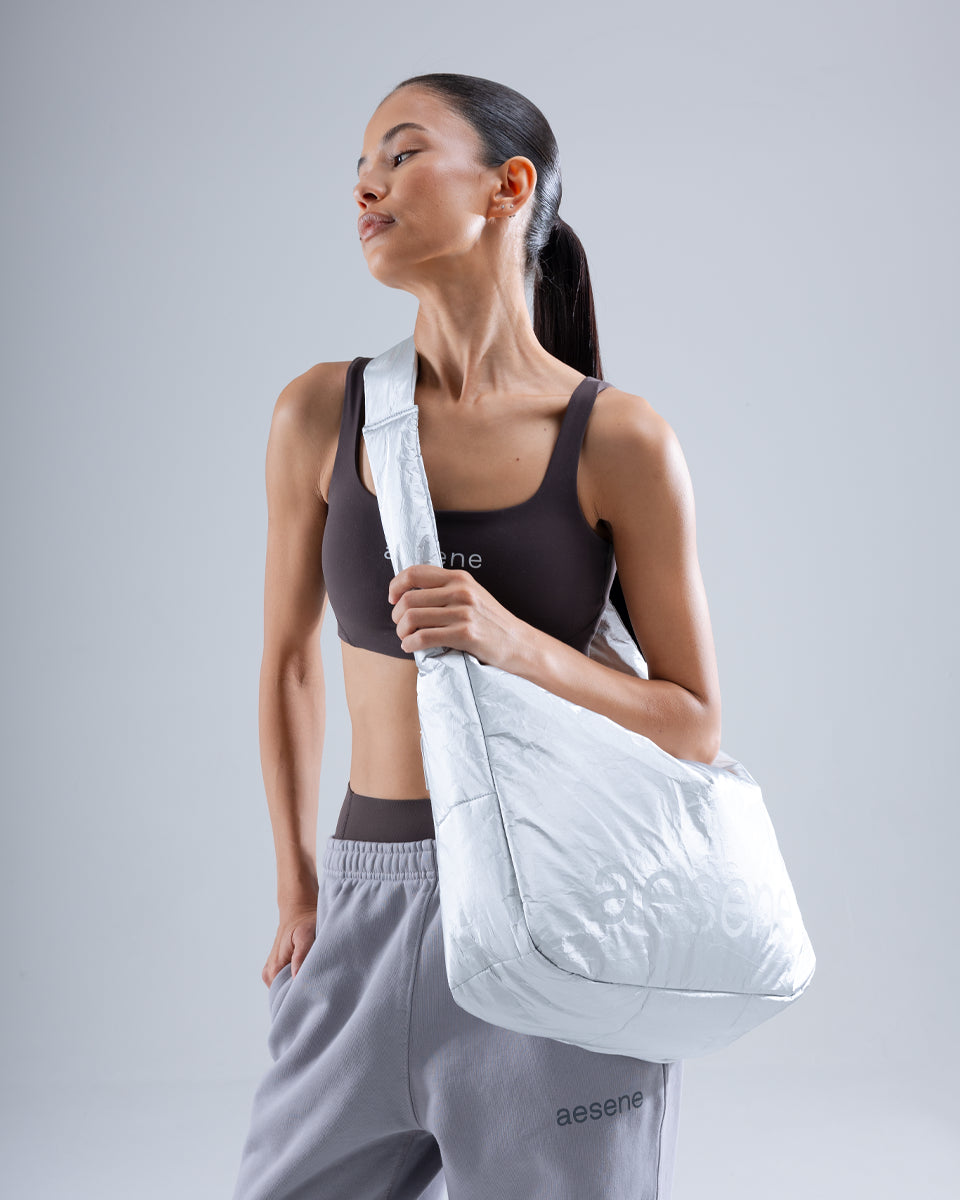 Crossbody Bag — Silver