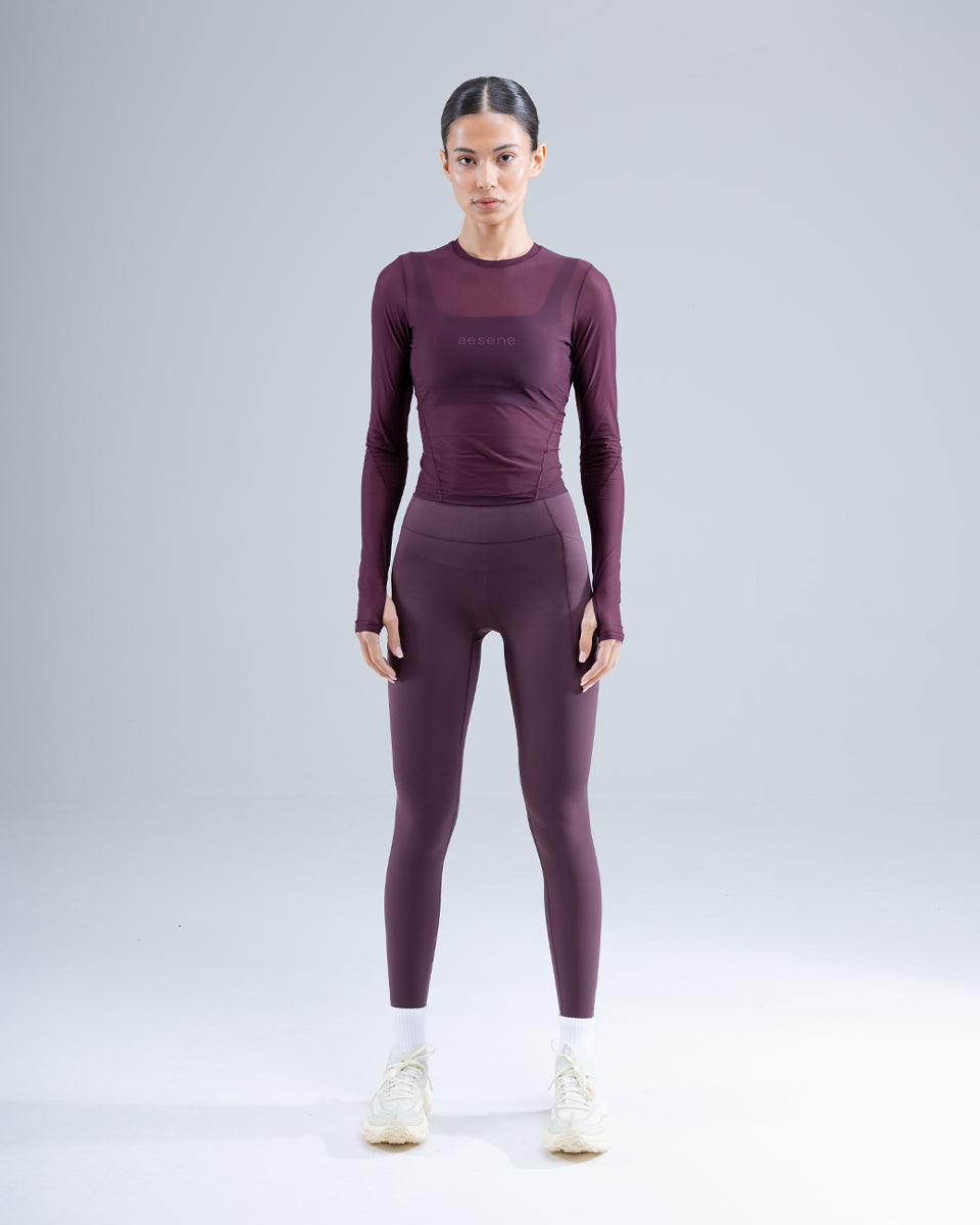 Training Leggings — Plum