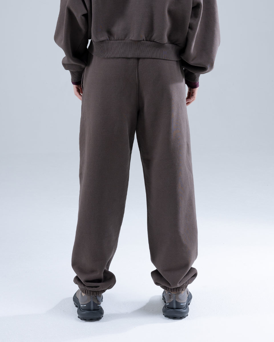 Cuffed Joggers — Brown