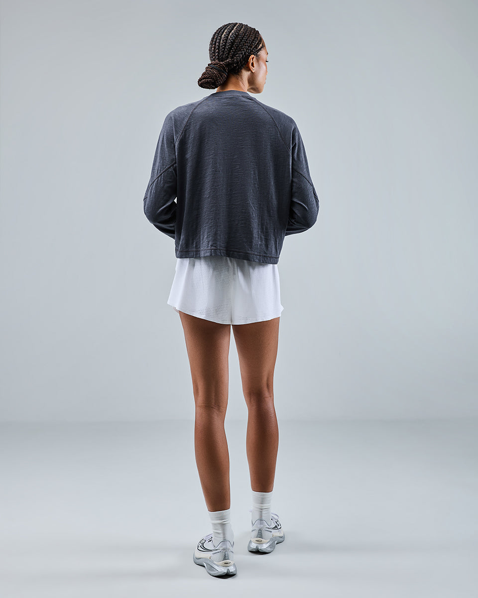 Heart Racing Long Sleeve T-Shirt — Black