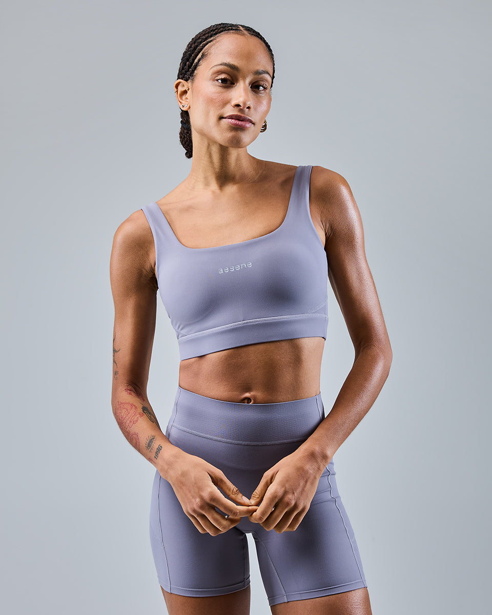 Training Bra — Slate Purple
