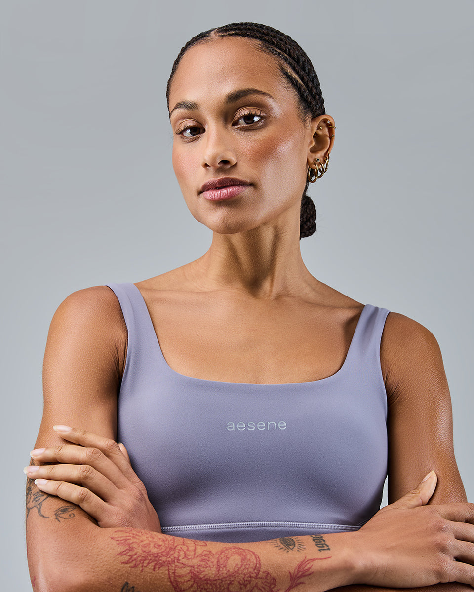 Training Bra — Slate Purple