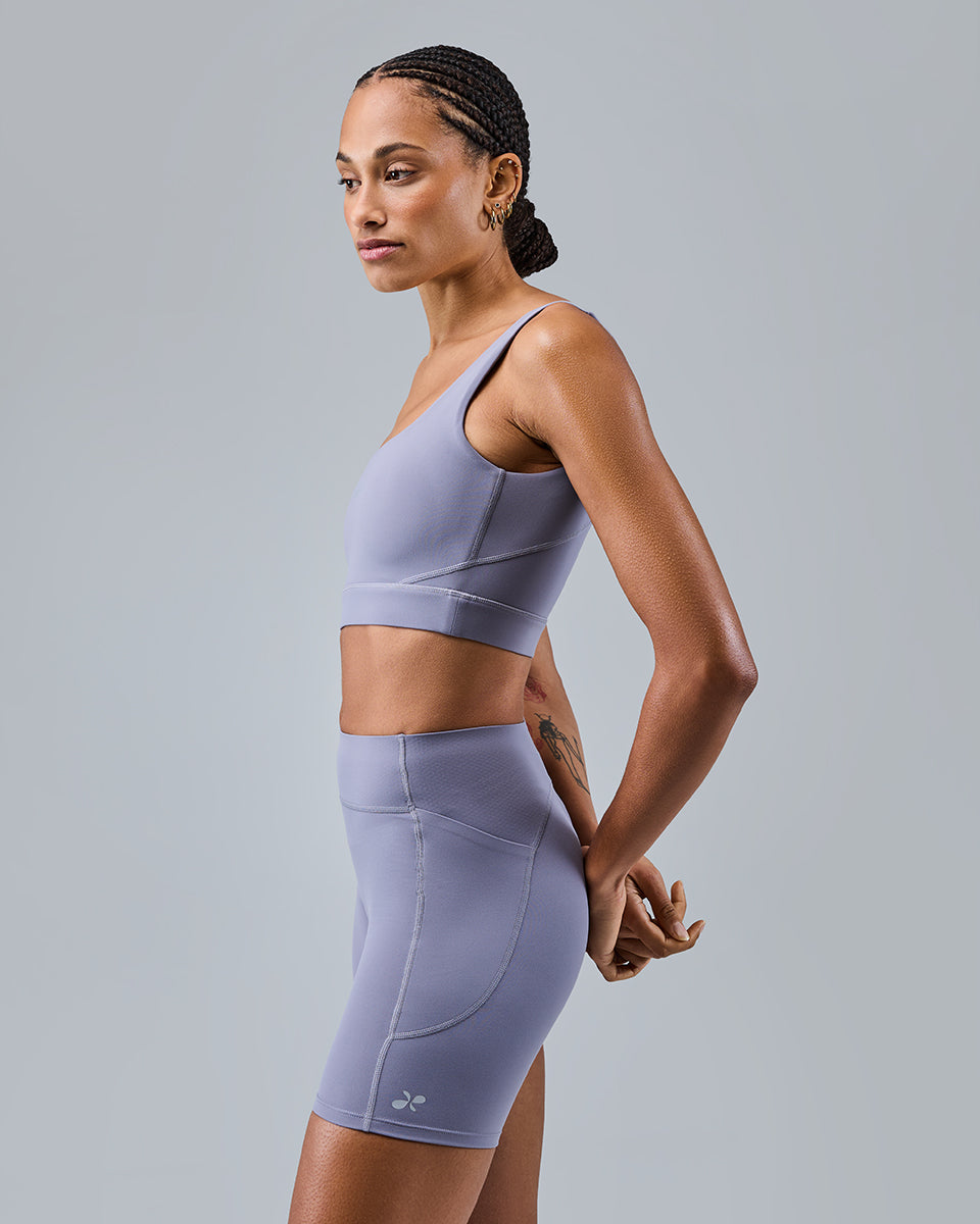 Training Shorts — Slate Purple