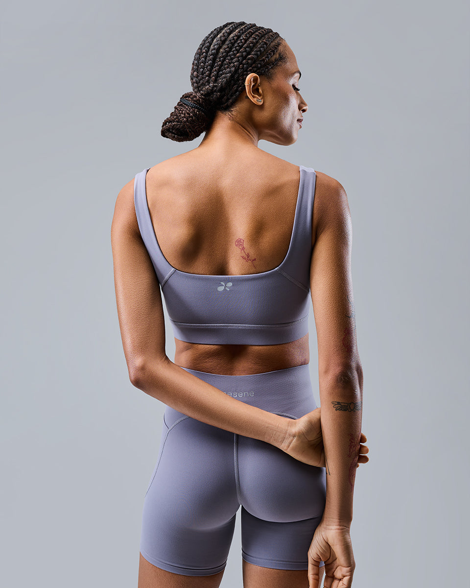 Training Bra — Slate Purple