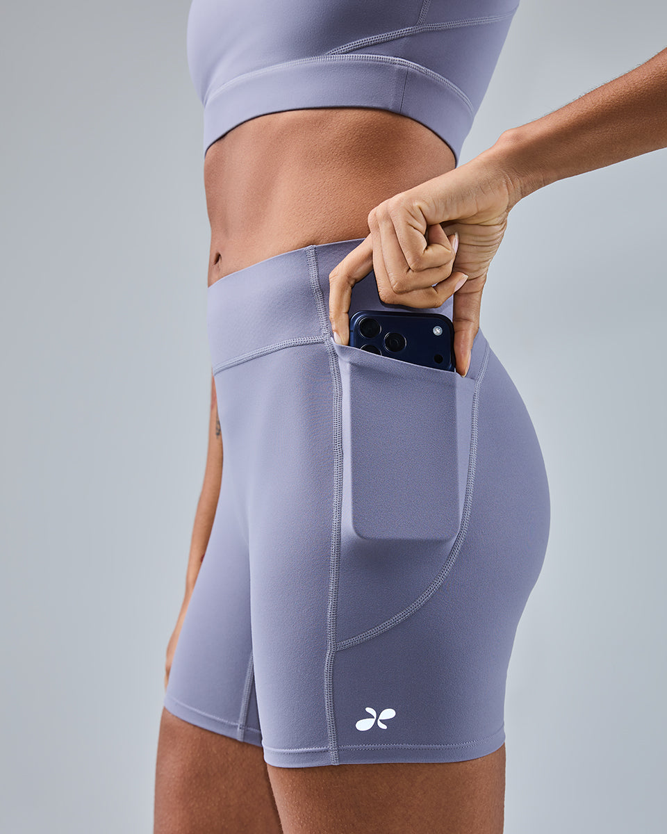 Training Shorts — Slate Purple