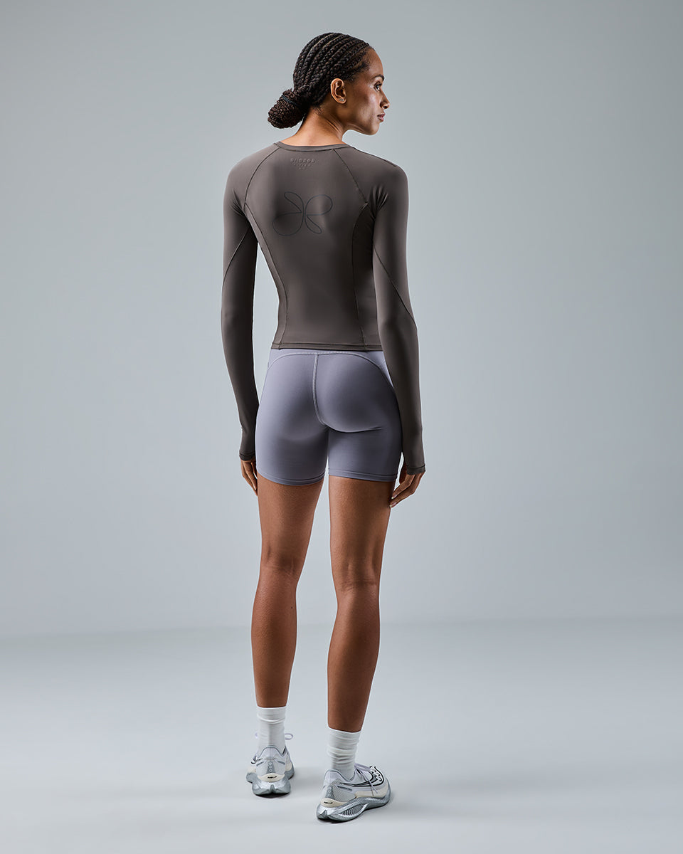 Core Long Sleeve — Cool Brown