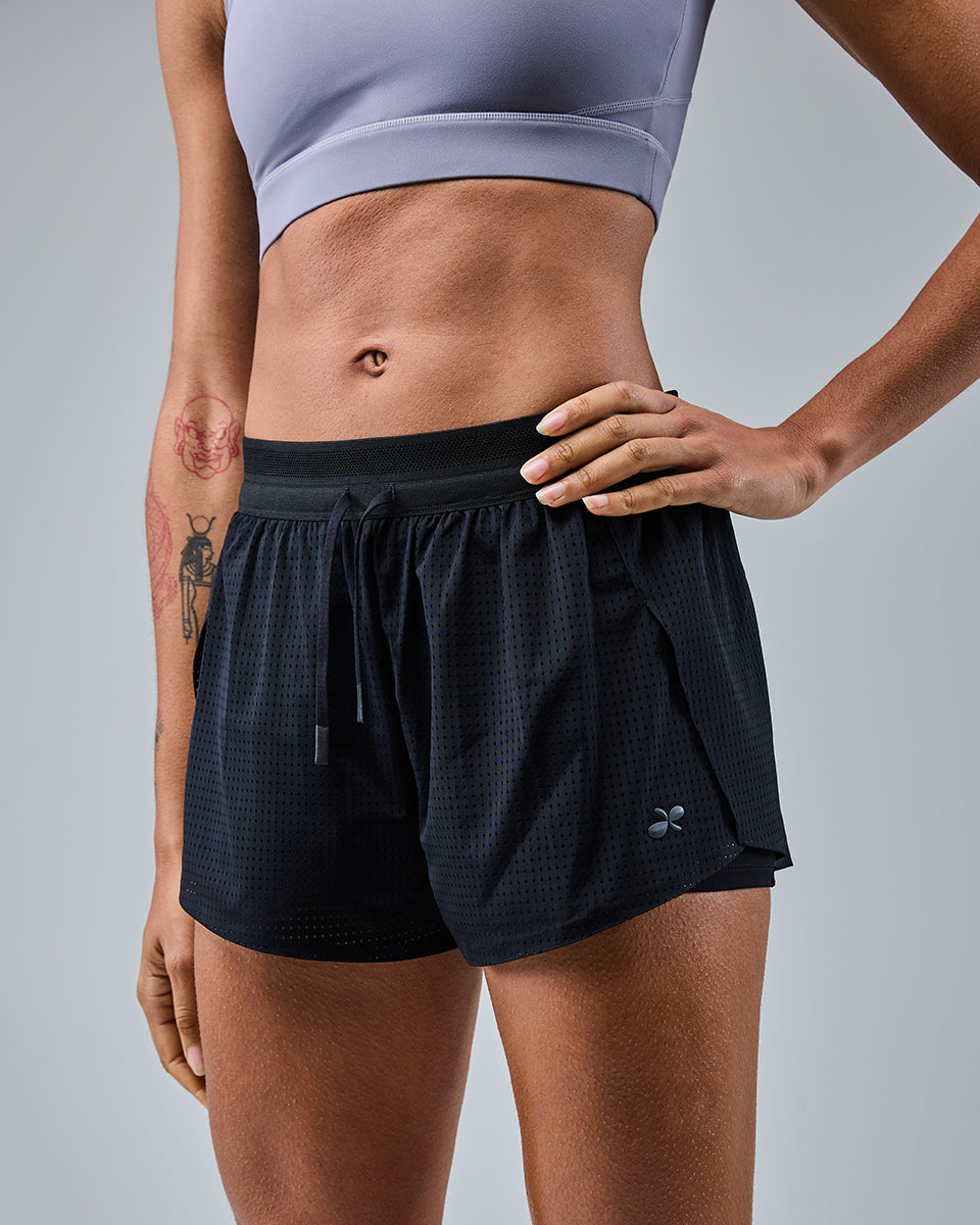 Core Run Short — Black