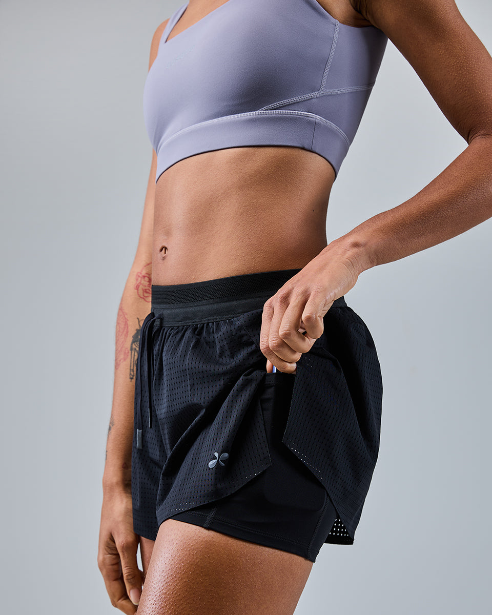 Core Run Short — Black