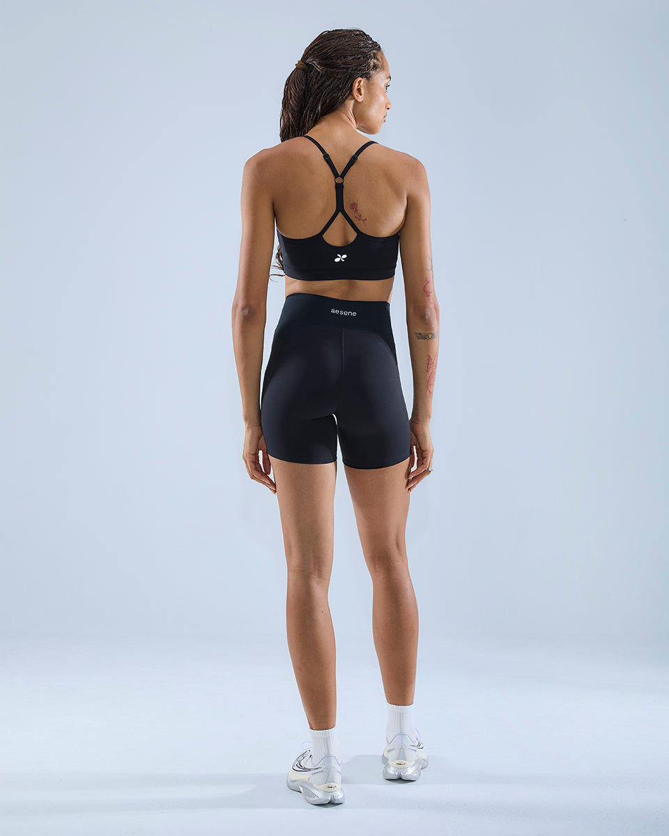 Flow Sports Bra — Black