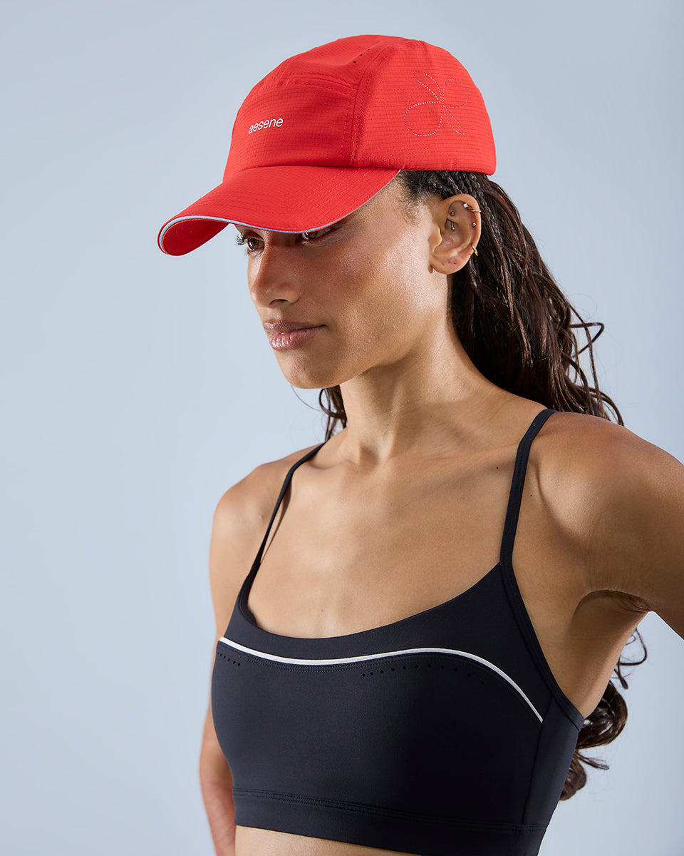 Running Cap — True Red