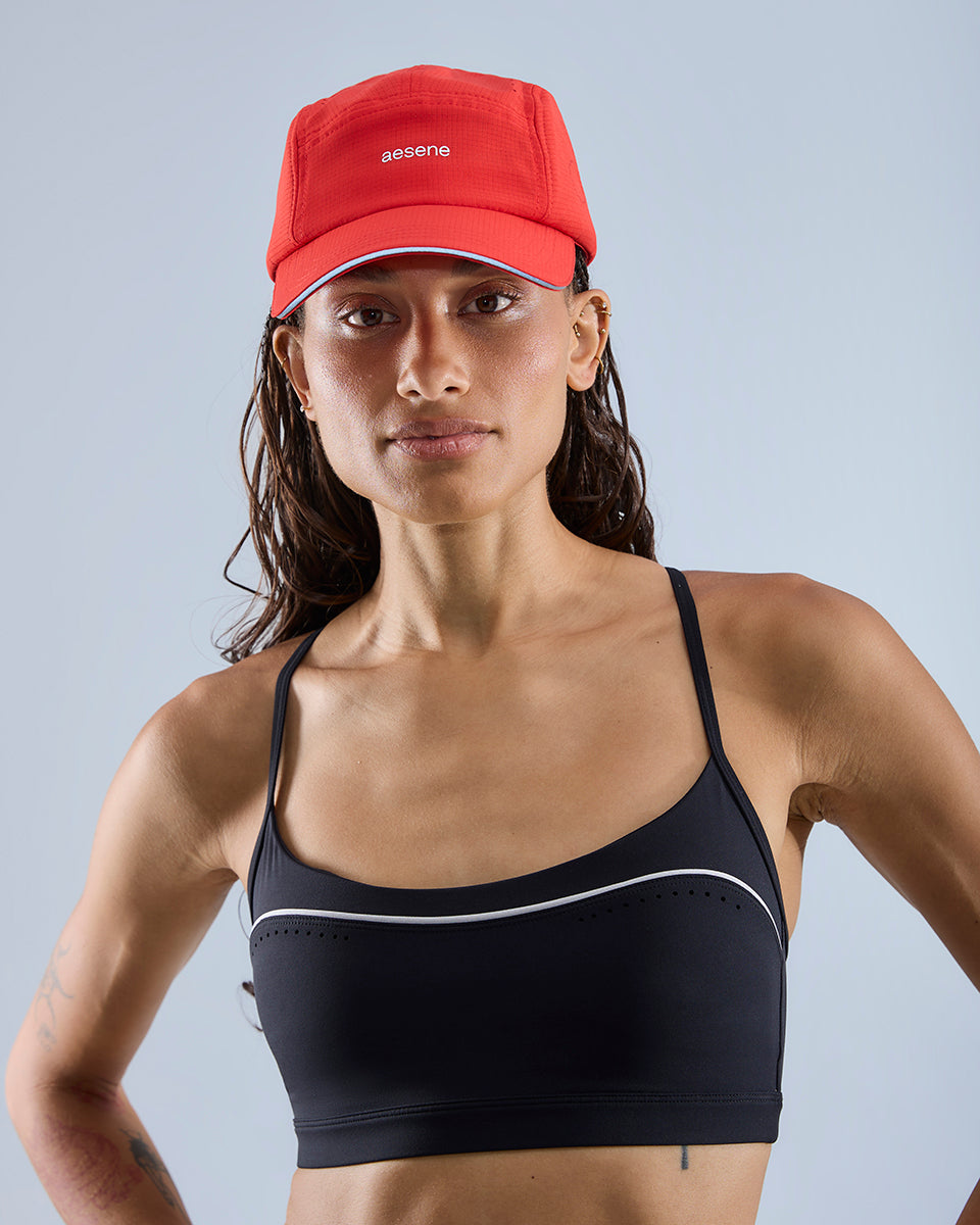 Running Cap — True Red