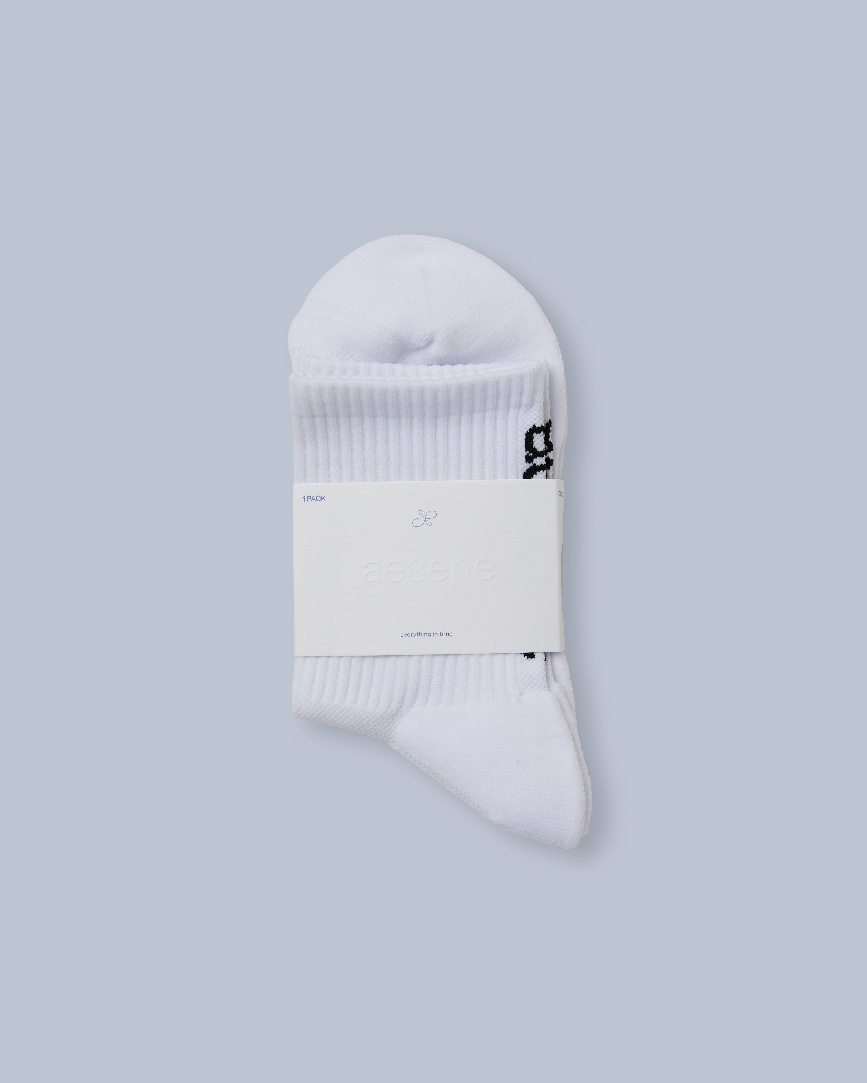 Logo Socks — White