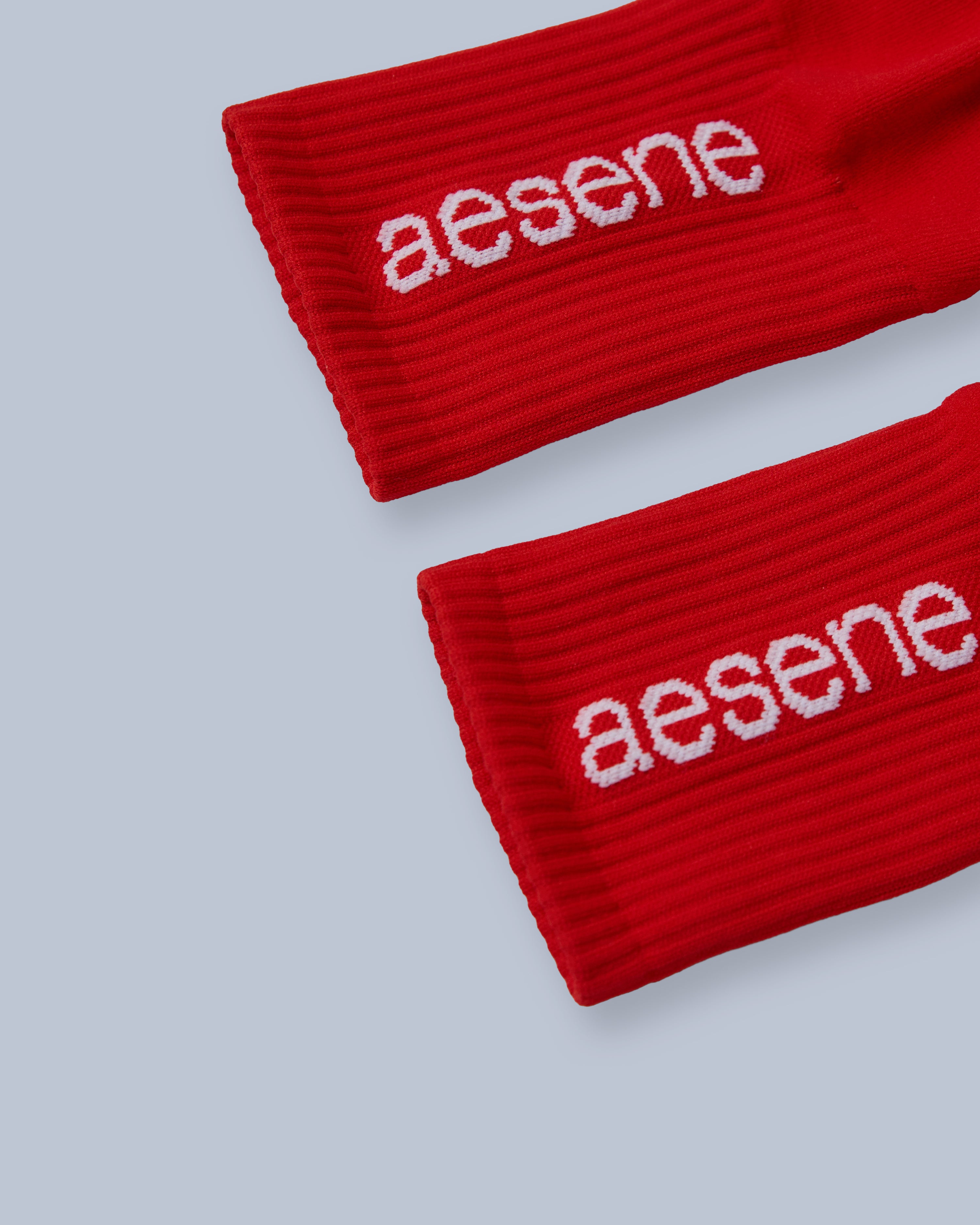 Logo Socks — True Red