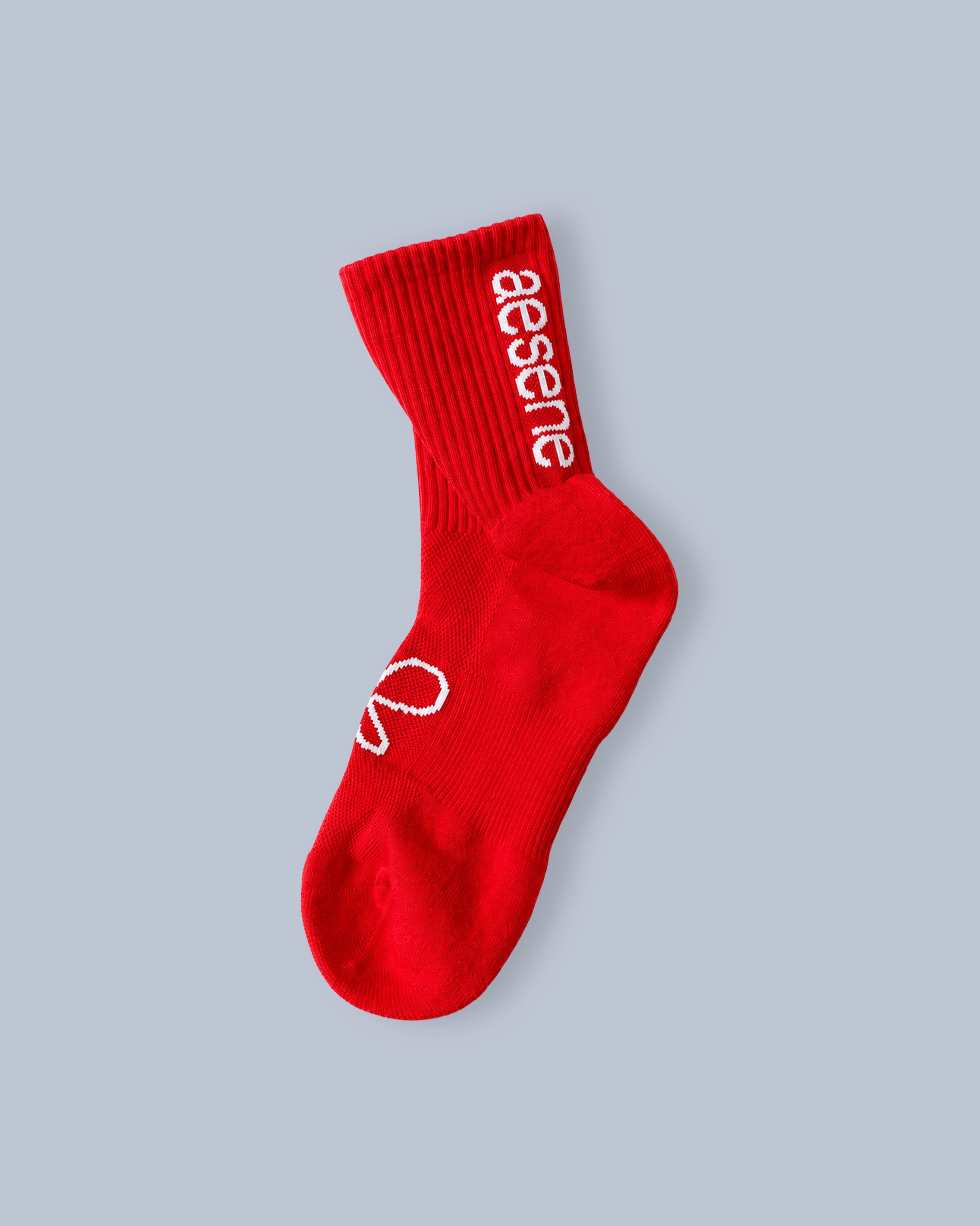 Logo Socks — True Red