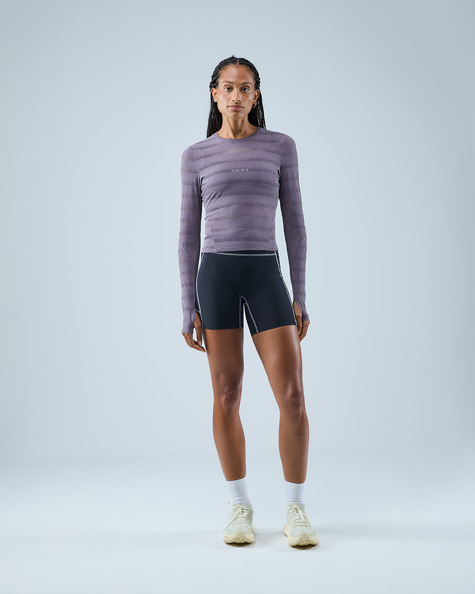 Ultra Mesh Long Sleeve Top — Shark
