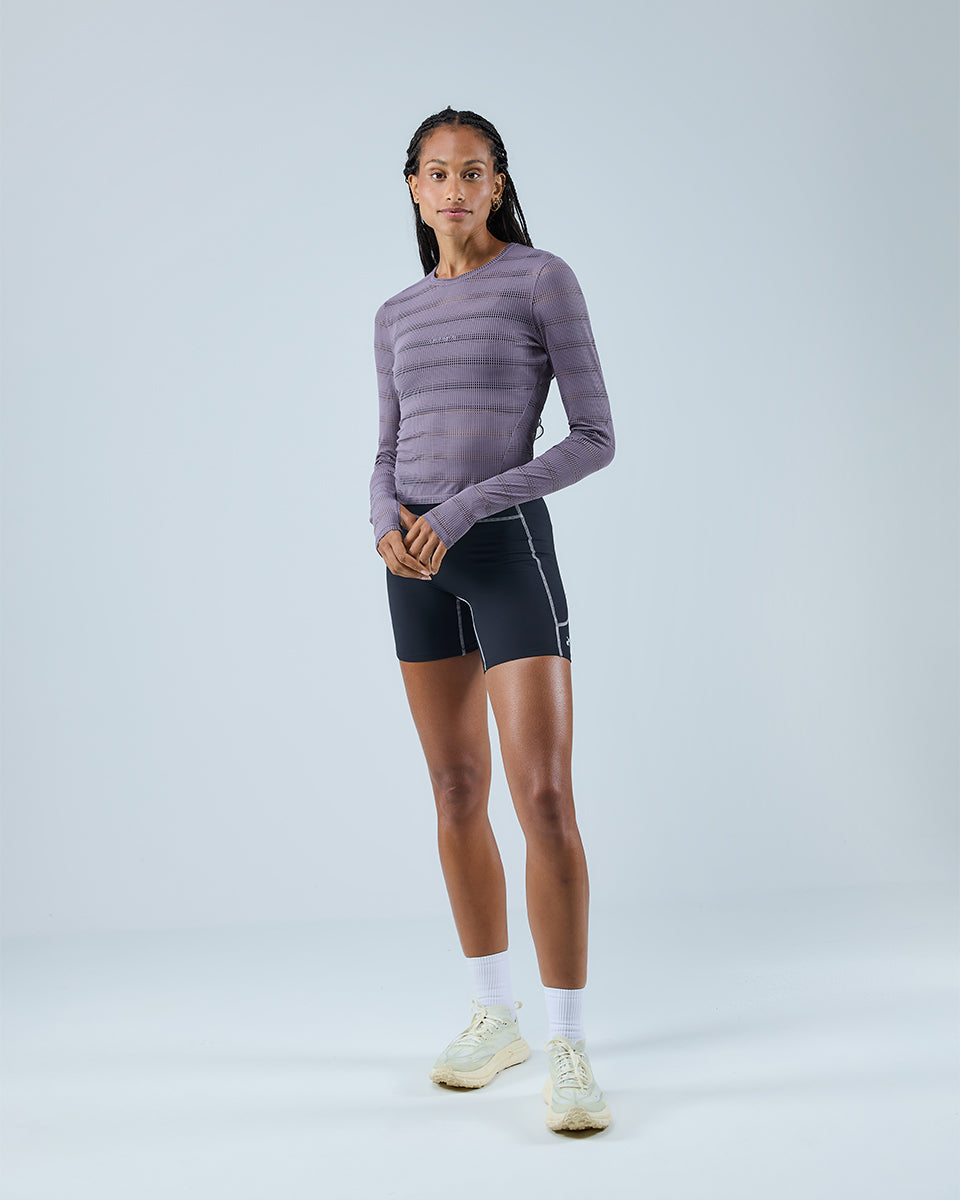Ultra Mesh Long Sleeve Top — Shark