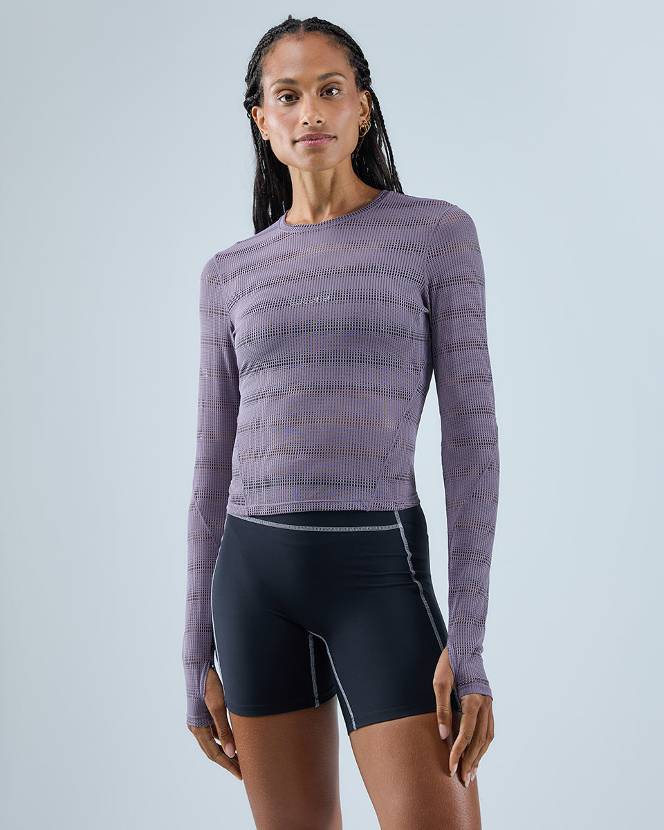 Ultra Mesh Long Sleeve Top — Shark