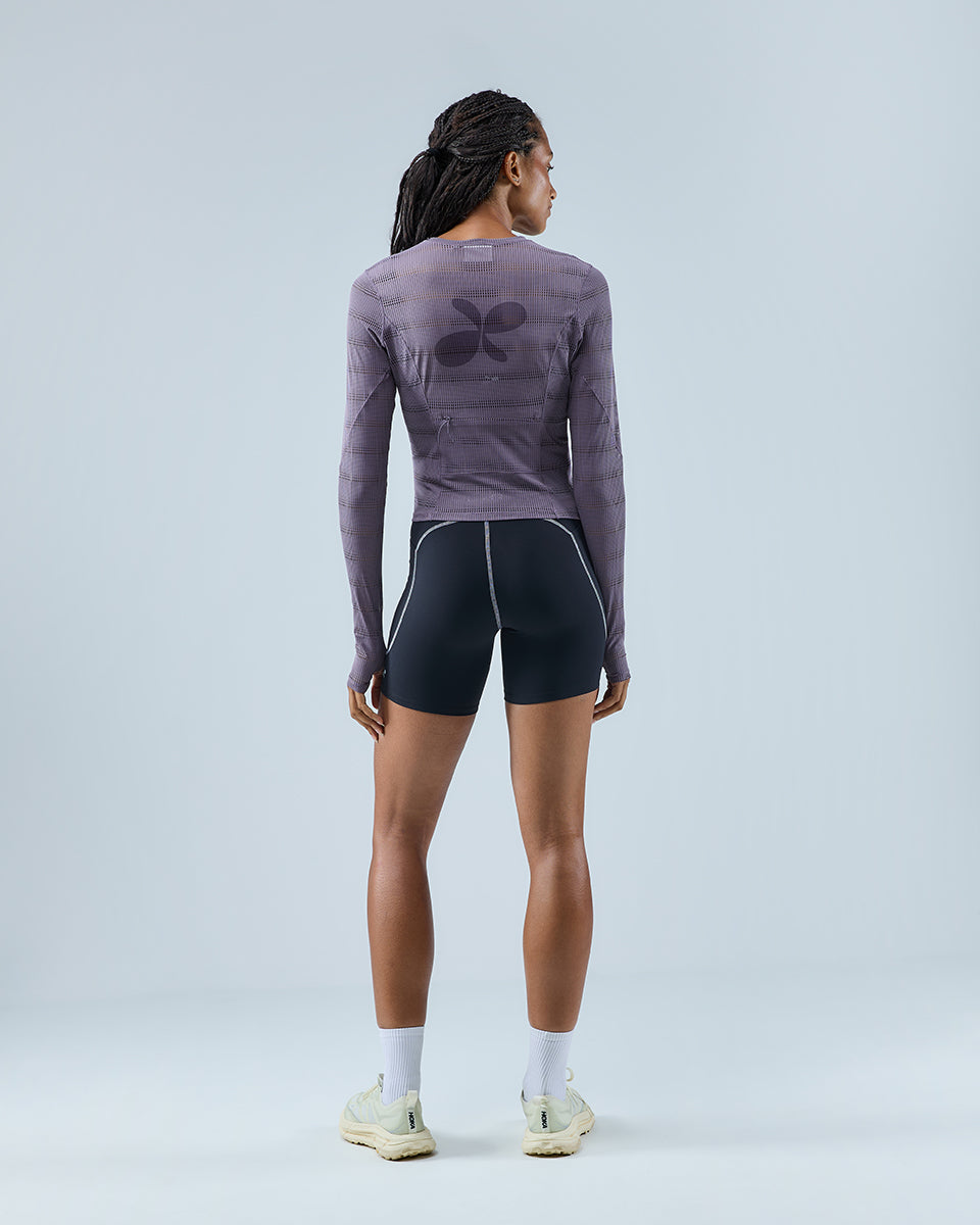 Ultra Mesh Long Sleeve Top — Shark