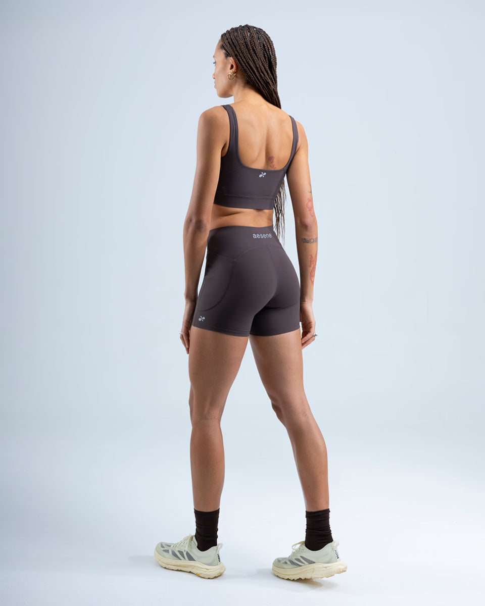 Sports Bra — Brown