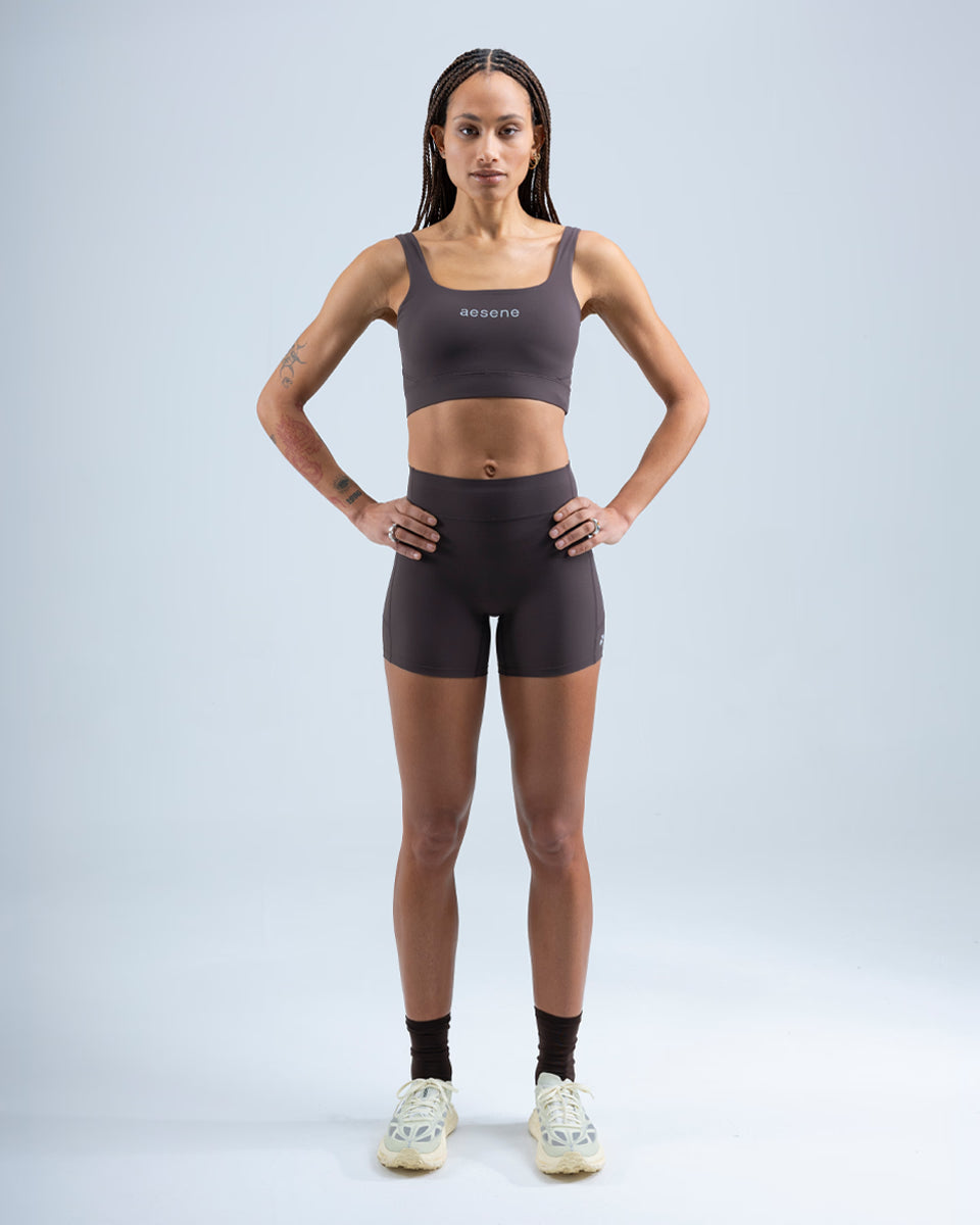 Sports Bra — Brown